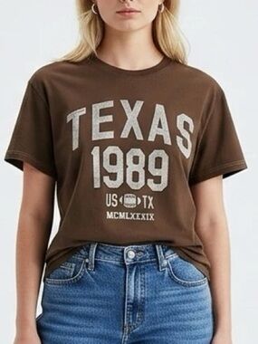 Full Tilt Texas 1989 Football T-Shirt
